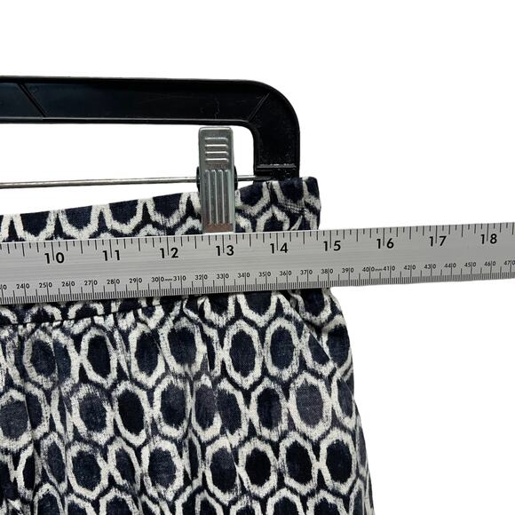 Ann Taylor Loft‎ Ikat Pattern A-Line Skirt Black White size small - Picture 5 of 5